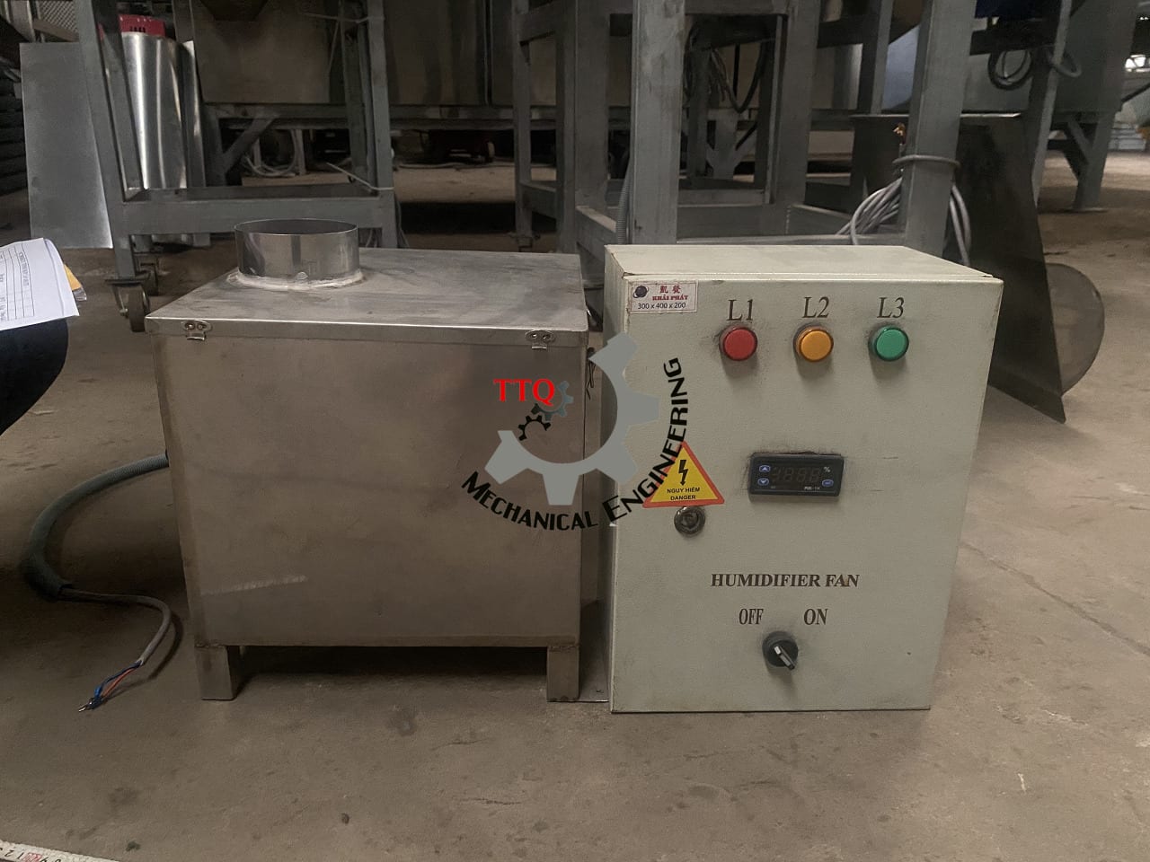 Cashew Kernel Humidification Chamber