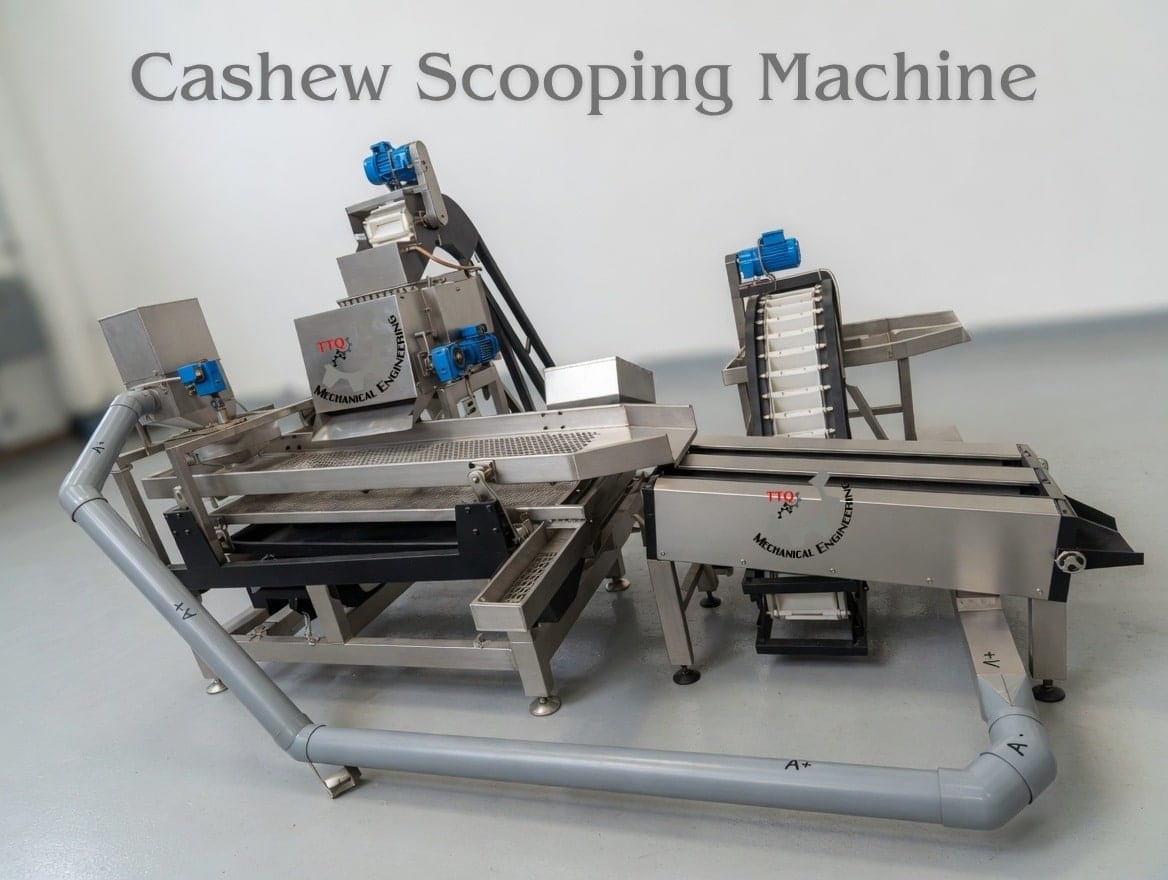 Cashew Scooping Machine
