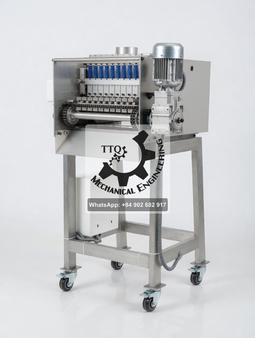 TTQ 10 Head cashew cutting machine with geared motor and control box